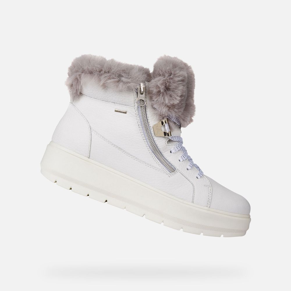 Geox Bayan Spor Ayakkabı Beyaz - Kaula Abx - JOC-356810